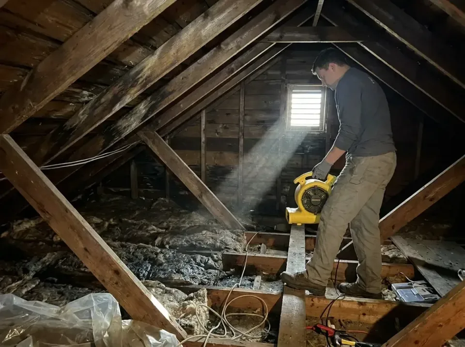 attic-water-damage-drying-proc-007 — frequently asked questions, Emergency Water Extraction & 24/7 Flood Response in Mill Cr…